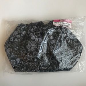 Thirty- One Cinch it up Thermal Totes black white